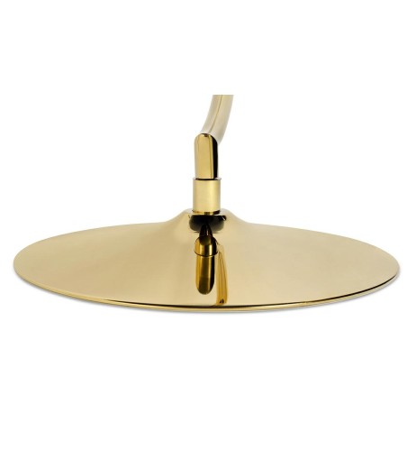 Fotel BUBBLE STAND GOLD VELVET poduszka czarna