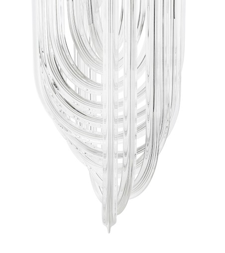 Lampa wisząca MURANO S chrom - szkło, metal