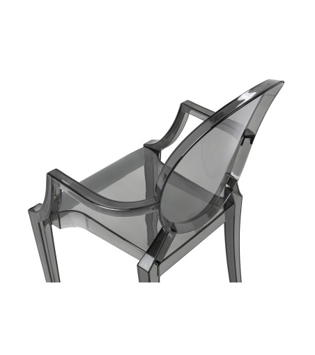 Krzesło LOUIS dymione - poliwęglan