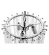 Lampa wisząca MURANO L chrom - szkło, metal
